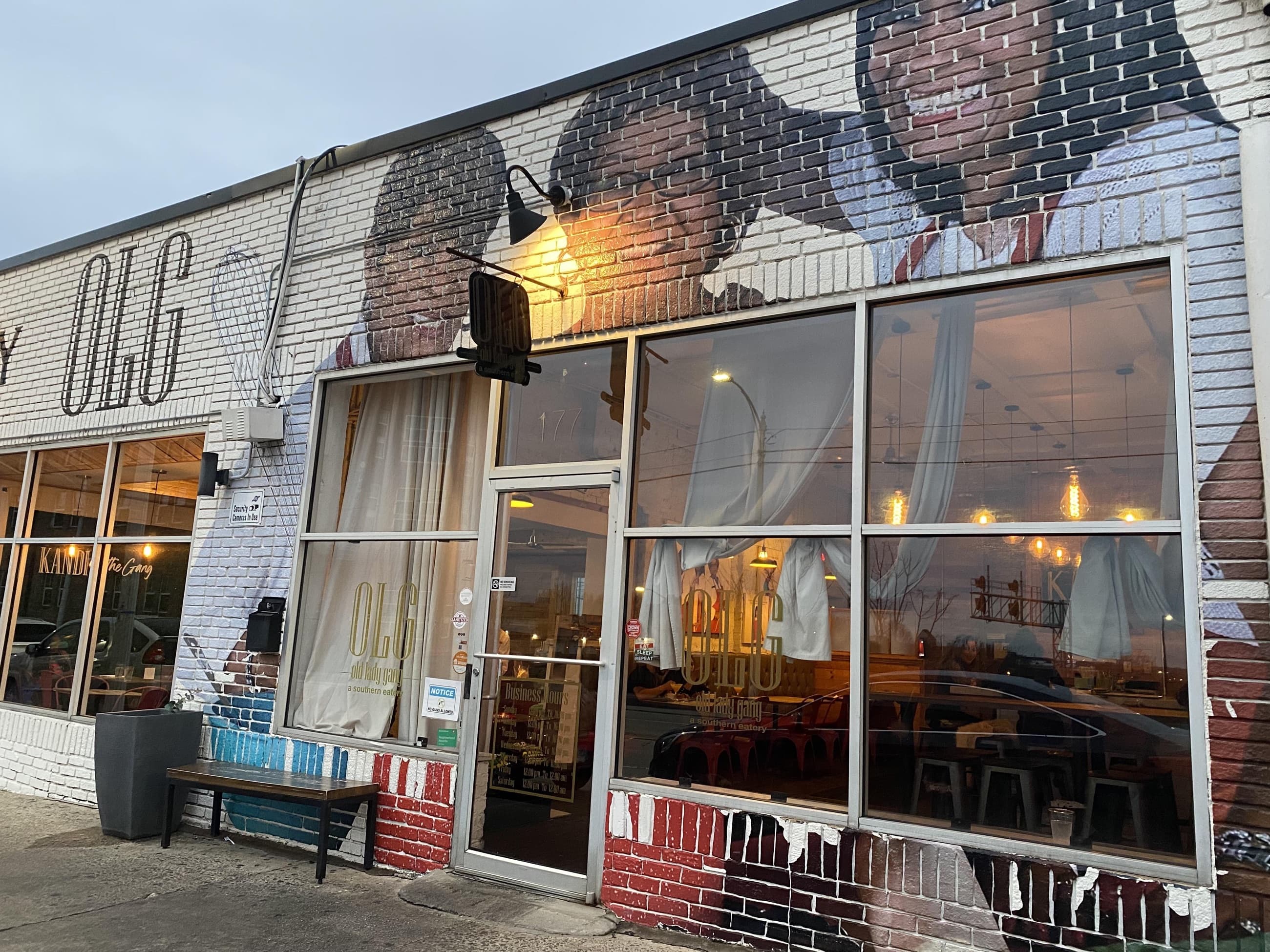 An independent neighborhood business at street level